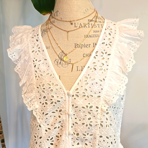 Veronica beard araya blouse - Picture 3 of 7